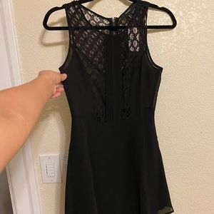 MESH x LACED // black dress 🖤